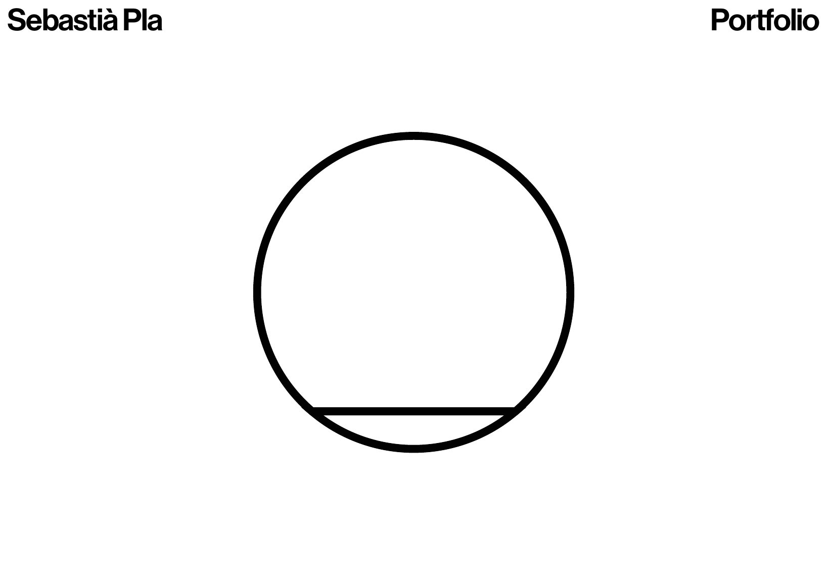 Página 1 del portfolio de Sebastià Pla