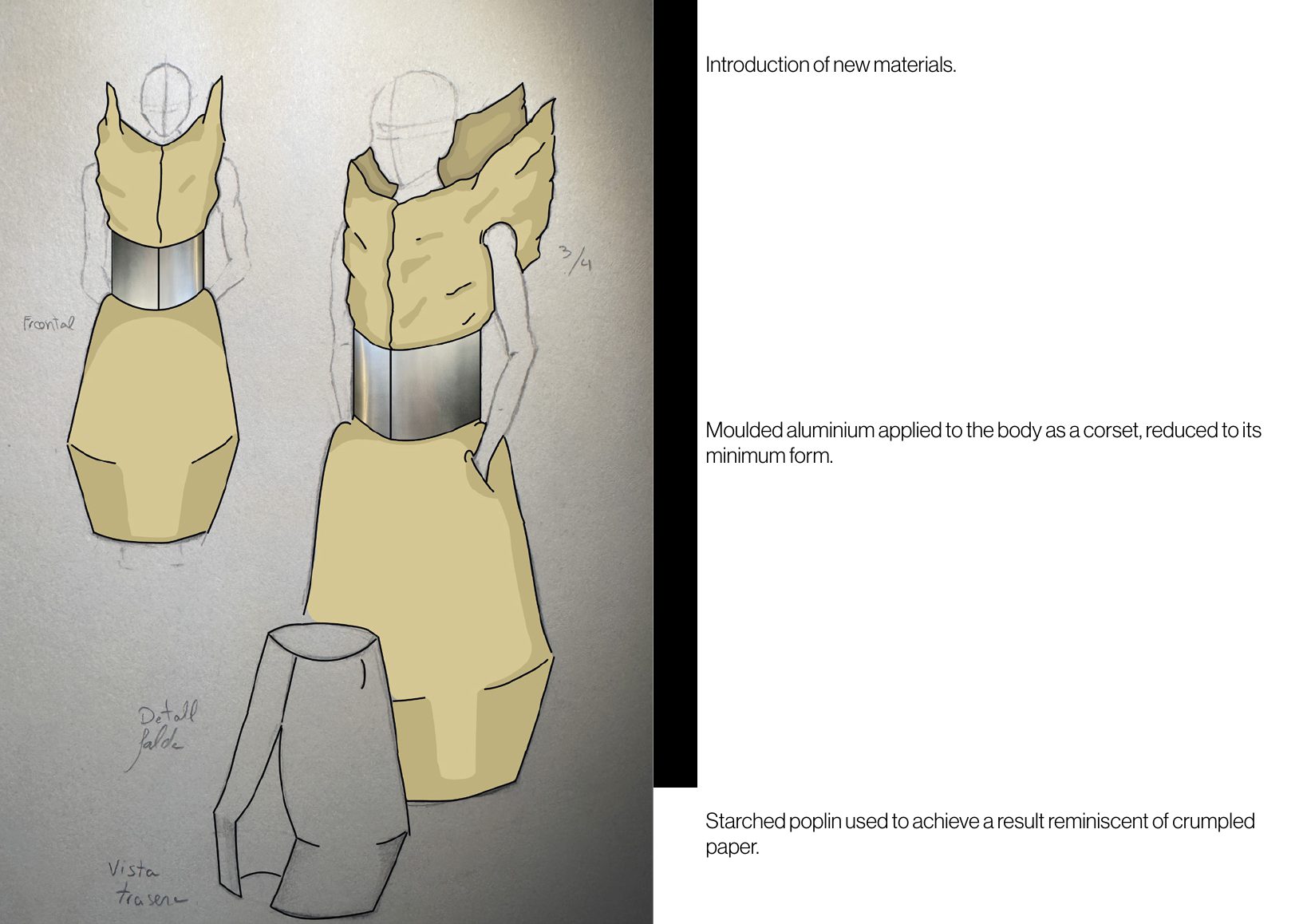 Página 15 — nuevos materiales, corsé de aluminio